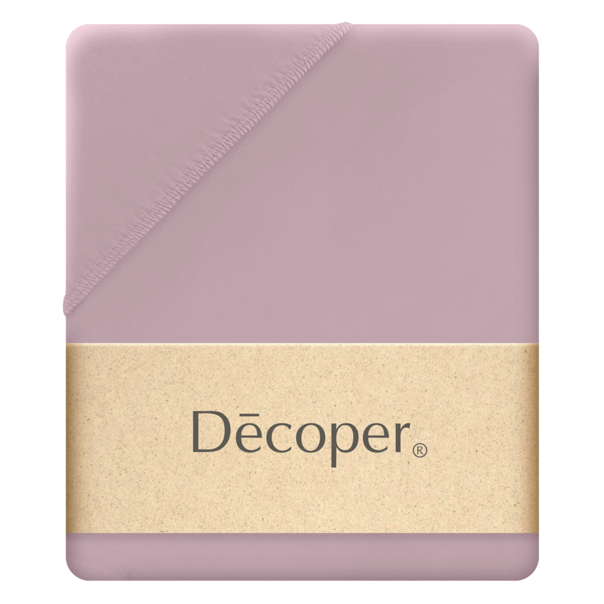 Decoper Decoper ® Mako-Feinjersey Spannbettlaken aus 100% Baumwolle 100x220 cm (BxL); altrosa