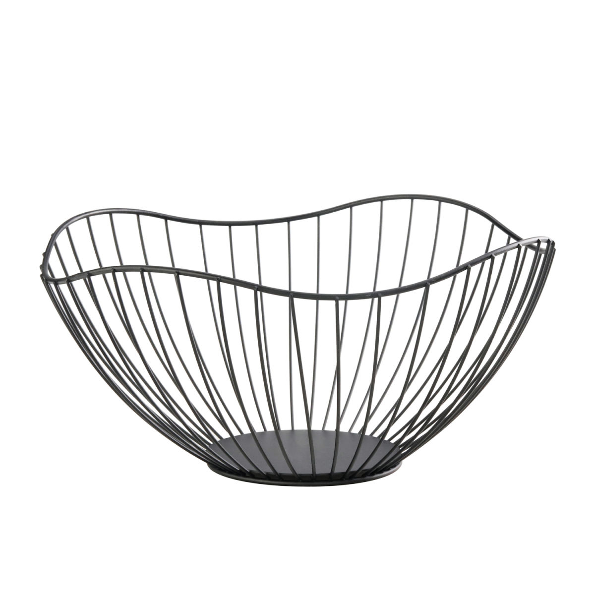 Cestino per pane/frutta nero, Ø 270, H. 130 mm Stalgast; 27x13 cm (ØxH); nero; rotonda