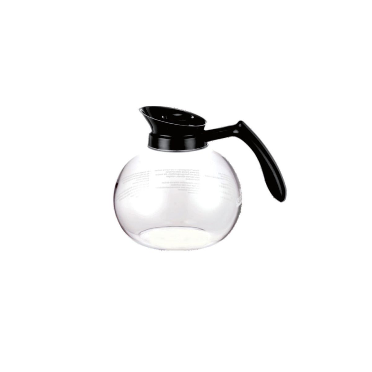 Stalgast Ersatzkanne für Filterkaffeemaschine von Stalgast, 1,8 l transparent/schwarz