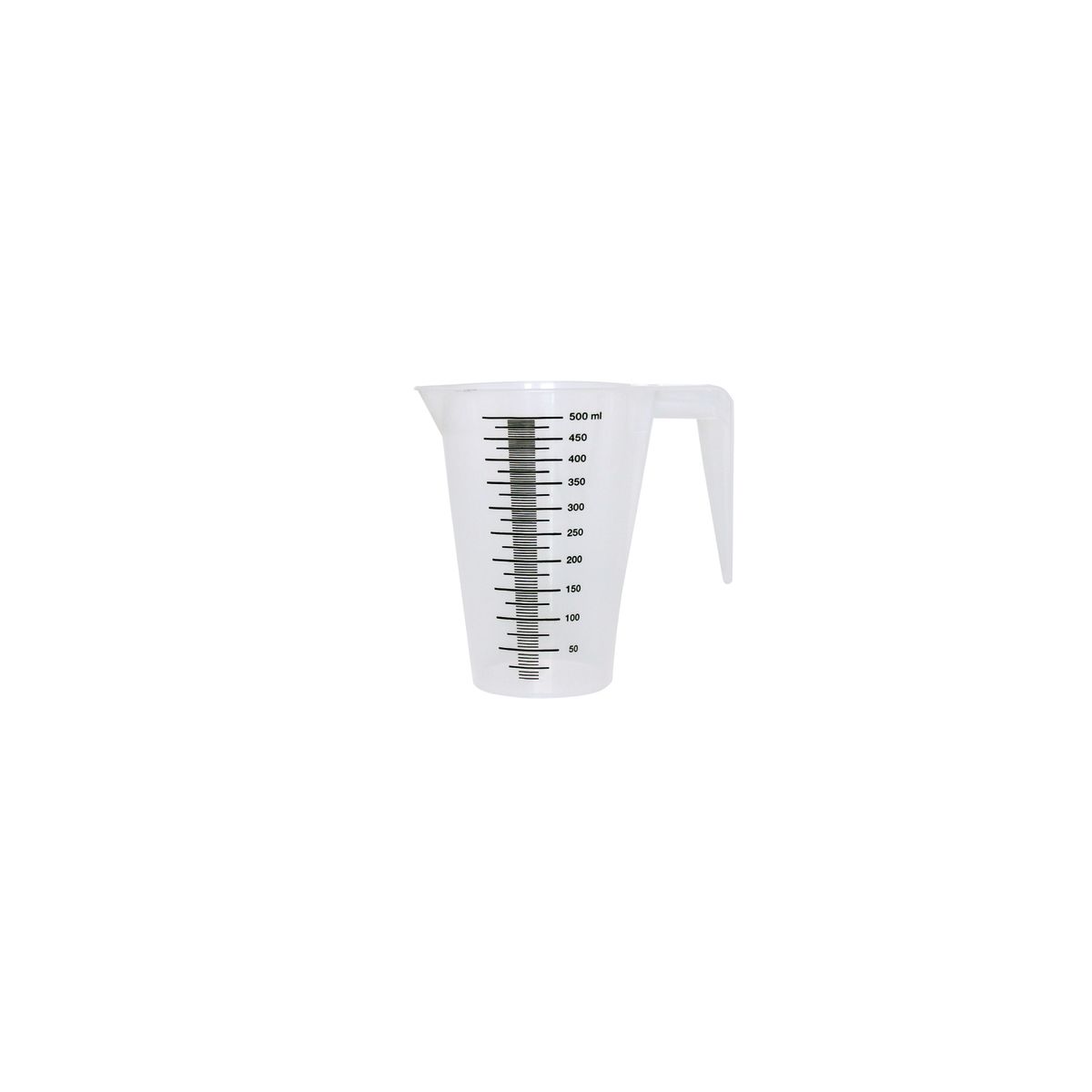 Schneider Messbecher mit schwarzer Skala 500 ml; natur