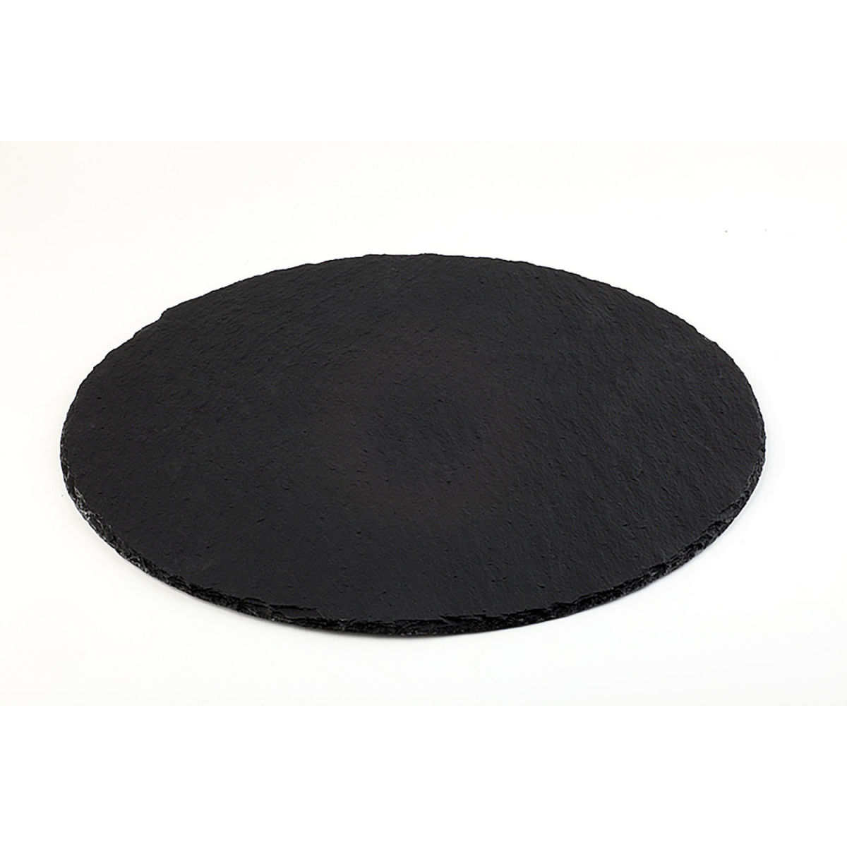 APS Naturschieferplatte MORRA, rund 33x33x33x0.7 cm (LxBxØxH); schwarz; rund