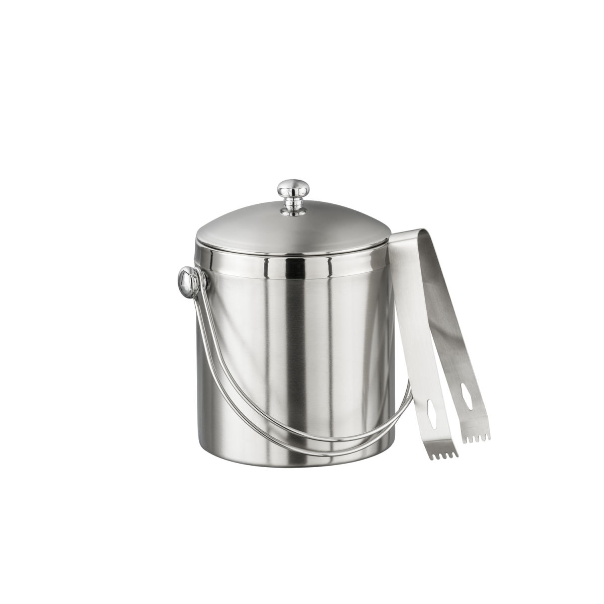 APS Eiseimer-Set, Edelstahl 1000 ml, 15x13.5x17x12 cm (LxBxHxØ); silber