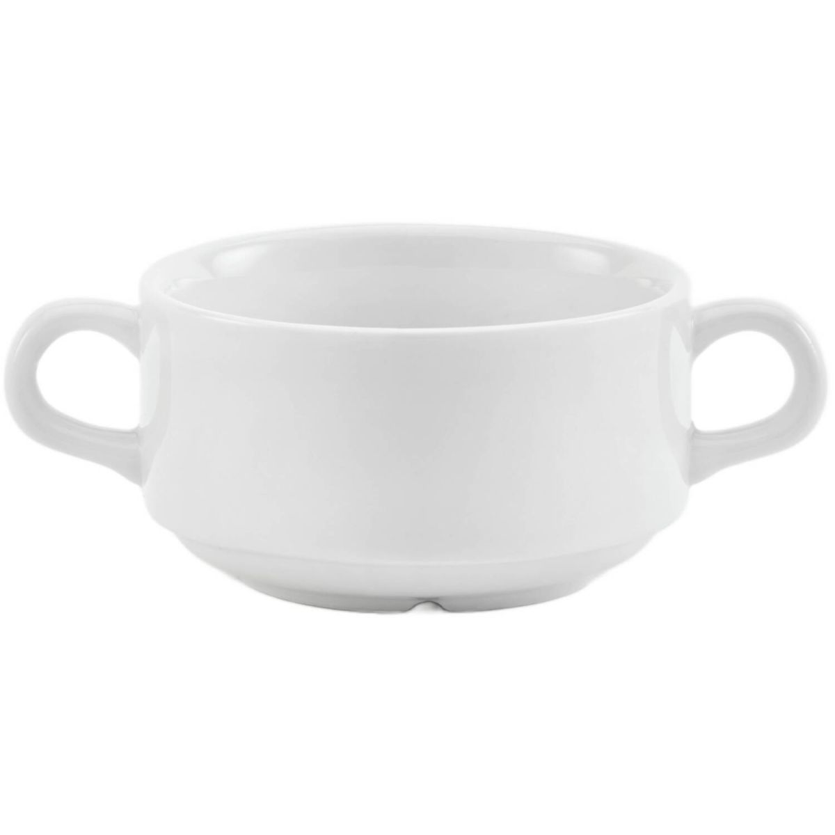 van Well Suppen-Obertasse Trend, 250 ml; 250 ml, 15.5x10x6 cm (LxBxH); weiß; 6 Stück / Pack