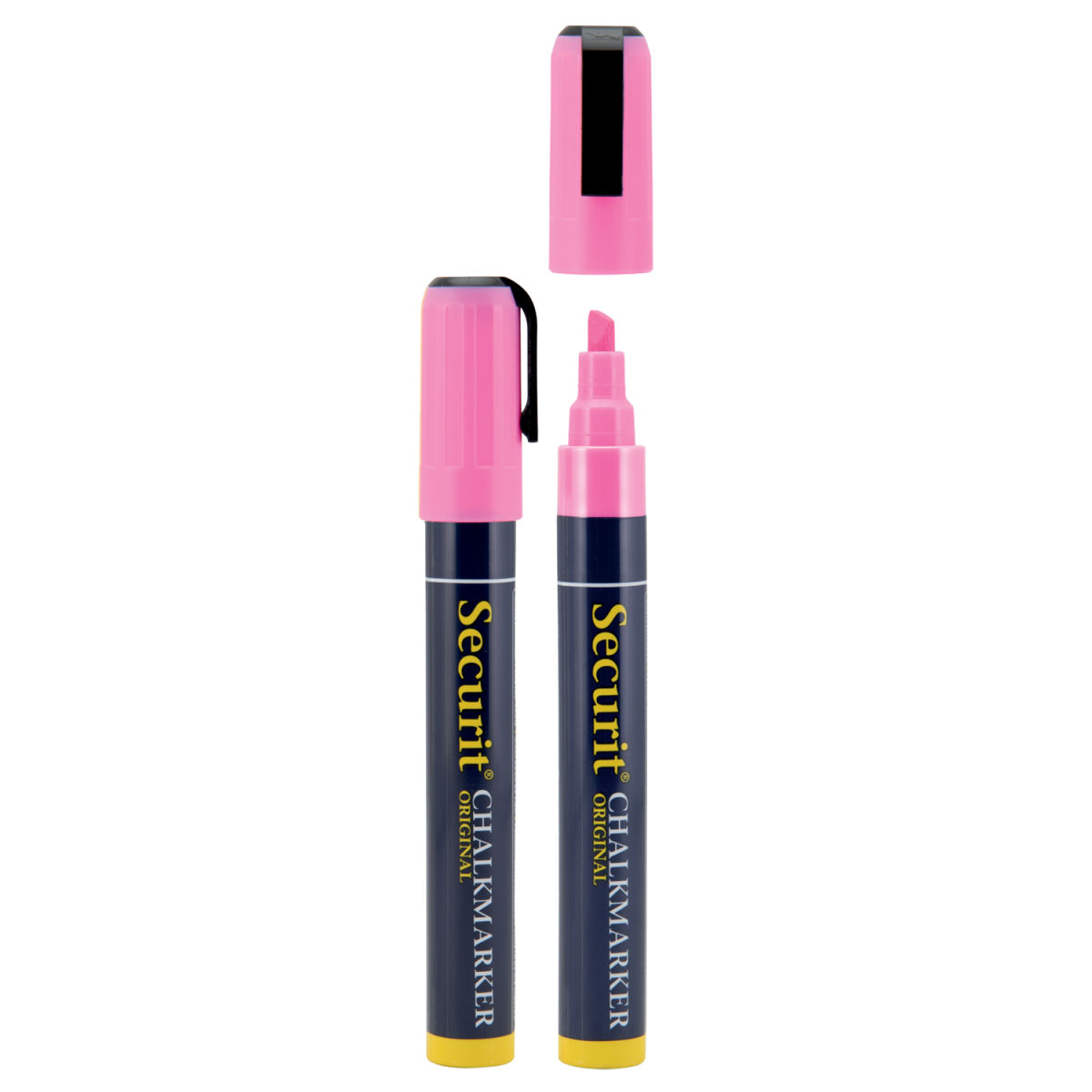 Set di 2 pennarelli a gesso liquido Punta smussata 2-6mm Securit; 2 cm (L), lunghezza carattere 20 mm; rosa