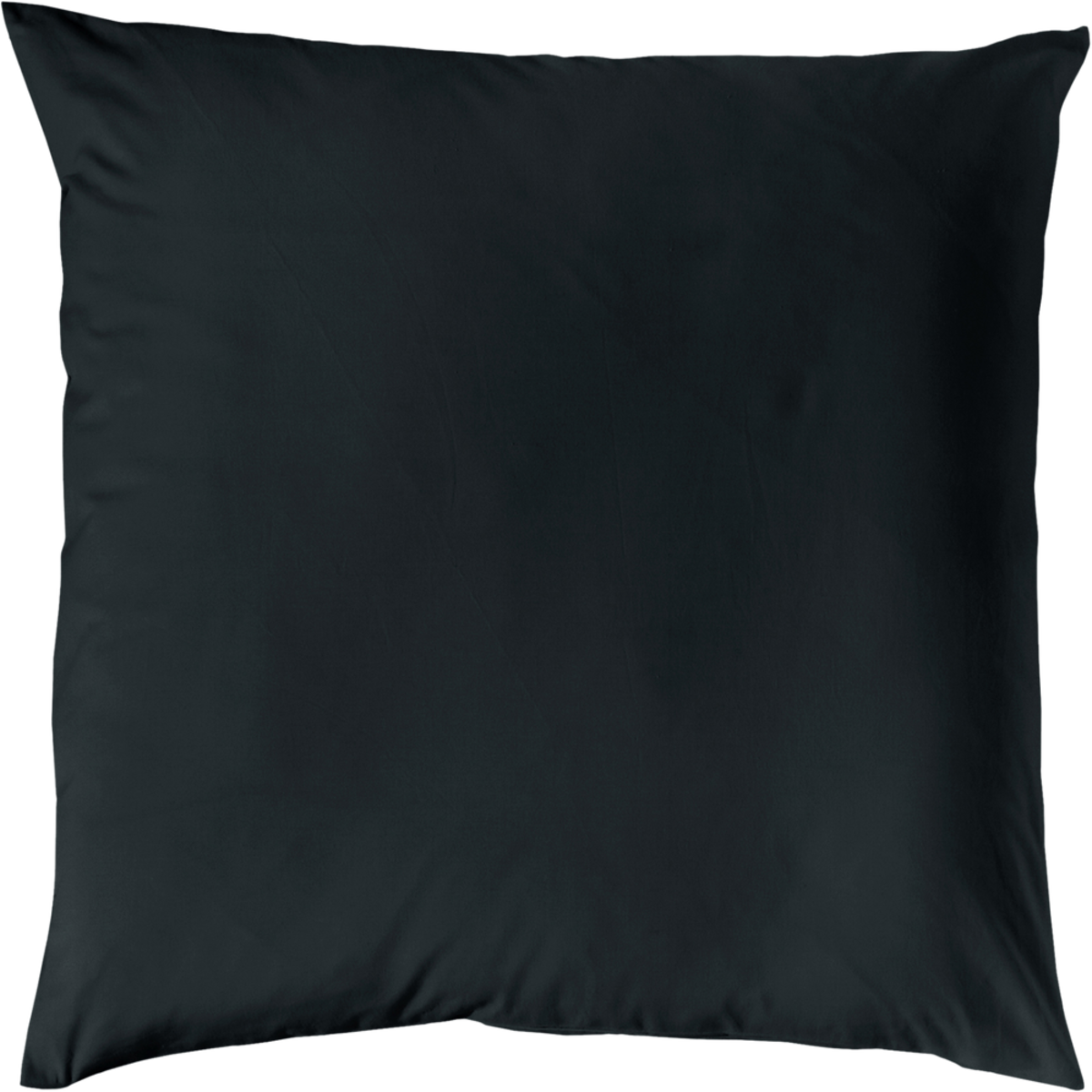 Decoper Decoper ® Mako-Satin Kissenbezug aus 100% Baumwolle 40x40 cm (LxB); schwarz