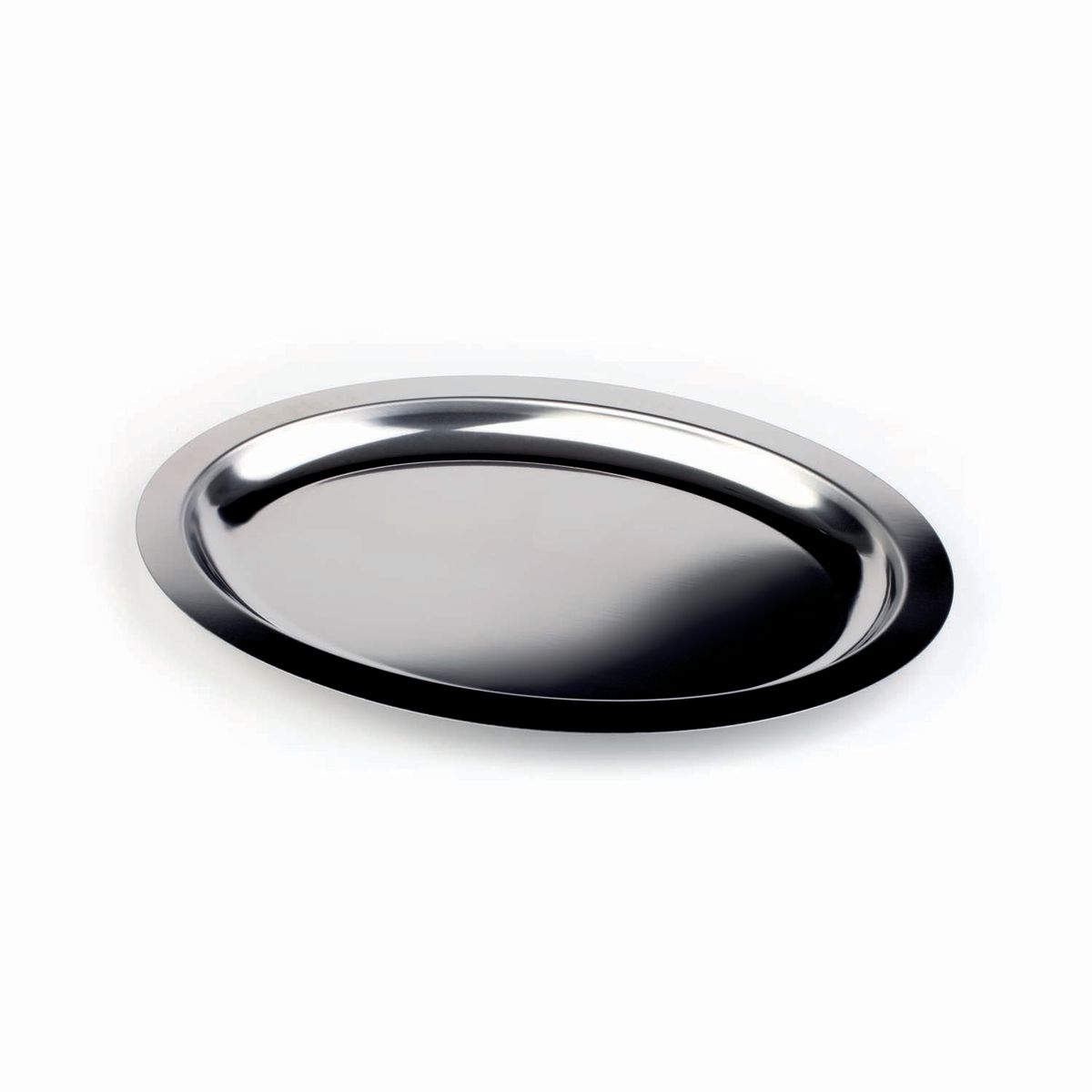 APS Tablett FINESSE, 18/0 Edelstahl, oval 50x36x3 cm (LxBxH); silber; oval
