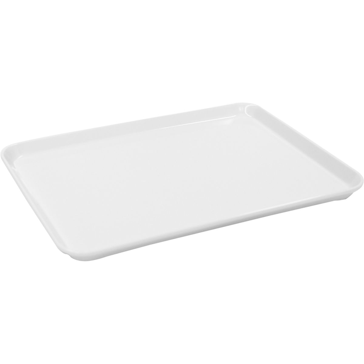 Schneider Auslagetablett Melamin 27x21x1.7 cm (LxBxH); weiß; rechteckig