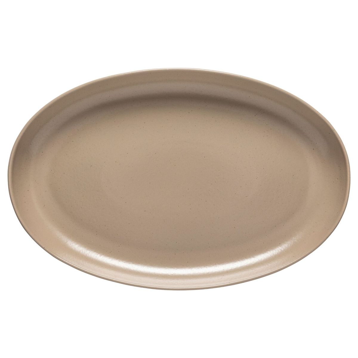 Costa Nova Ovaler Teller Pacifica 40.8x26.3x4.5 cm (LxBxH); braun; oval; 4 Stück / Pack