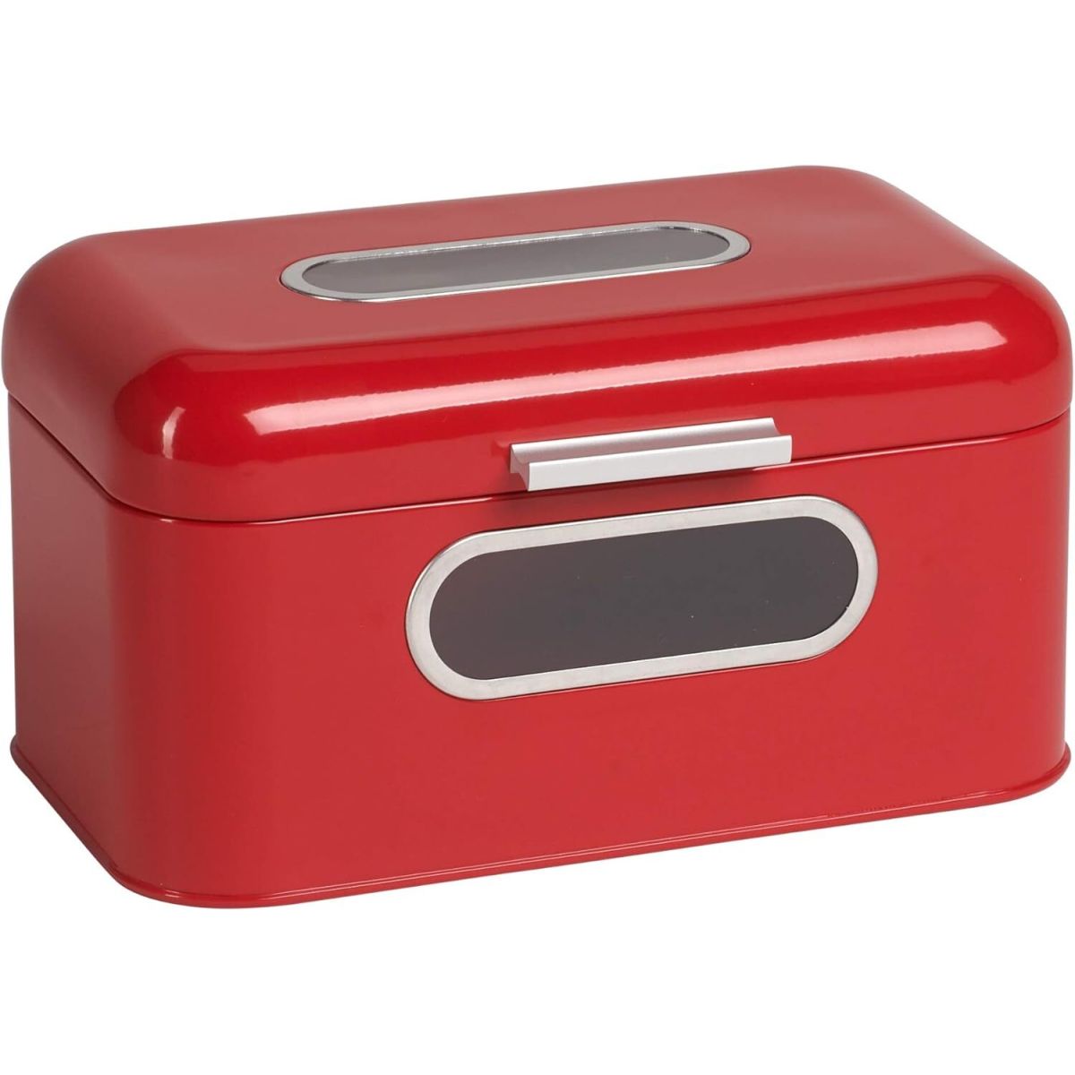 ECHTWERK Brotkasten retro 16.667 l, 30x20x16 cm (LxBxH); rot; rechteckig