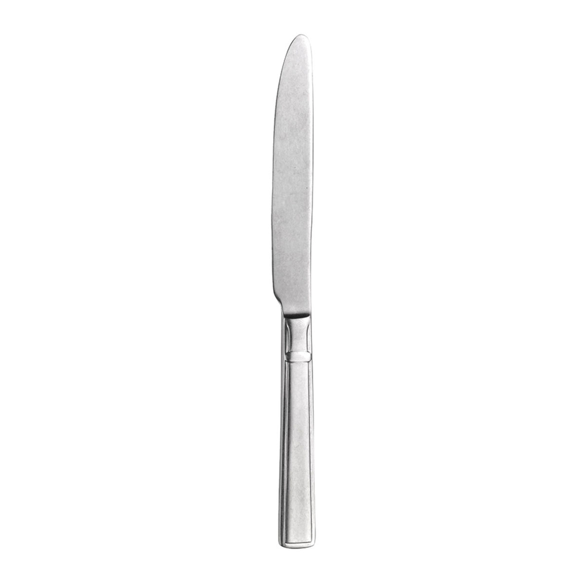 Pintinox Dessertmesser LEONARDO StoneWashed / Vintage-Optik 21.5 cm (L); silber; 12 Stück / Pack
