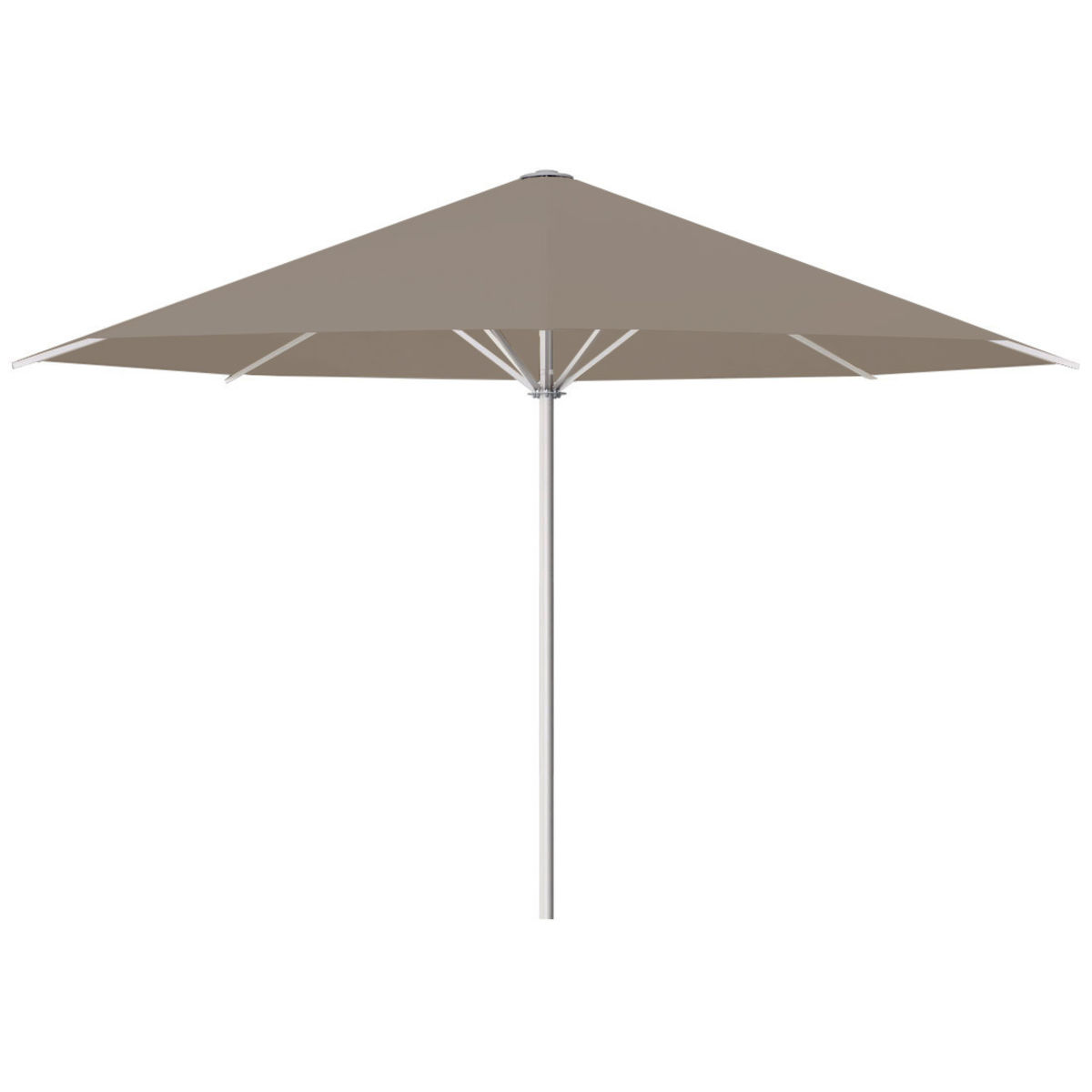 May May Marktschirm I Schattello rund 400x410 cm (ØxH); taupe; rund