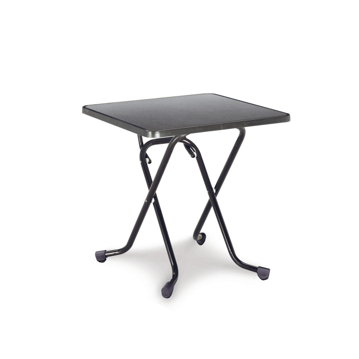Tavolo pieghevole rettangolare Barths; 67x73 cm (LxH); antracite; quadrata