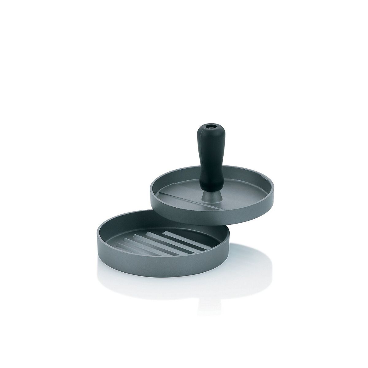 kela Hamburgerpresse Buffalo Aluguss 12x7.5 cm (ØxH); schwarz; rund