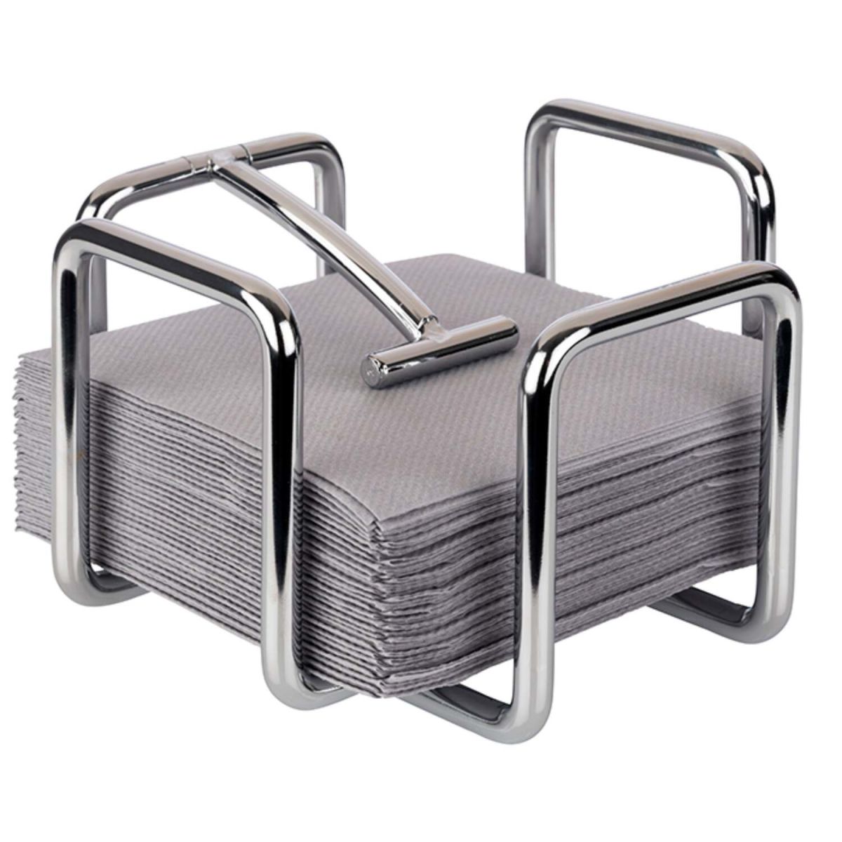 Buddy’s Bar Serviettenhalter, Metall verchromt; 14.5x14.5x10 cm (LxBxH); silber