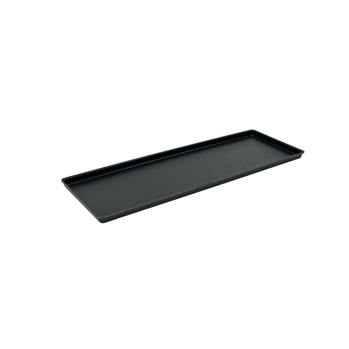 Vassoio da esposizione in ABS Schneider; 19.5x58x2 cm (LxLxH); nero; rettangolare