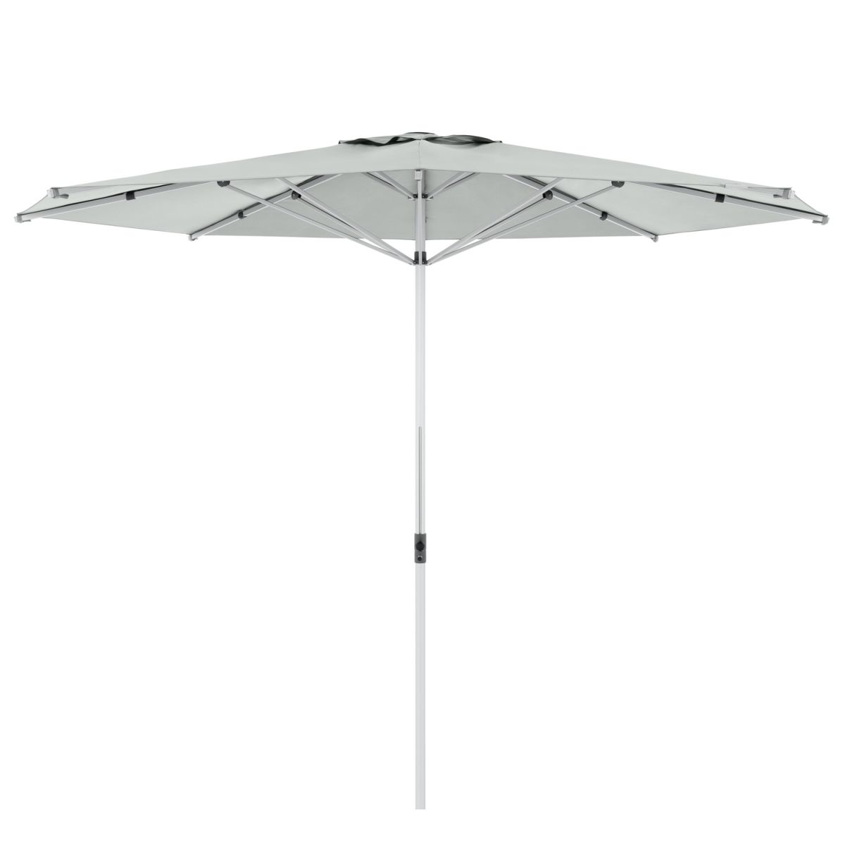Doppler Gastro Sonnenschirm Alu Expert; 400x282 cm (ØxH); hellgrau