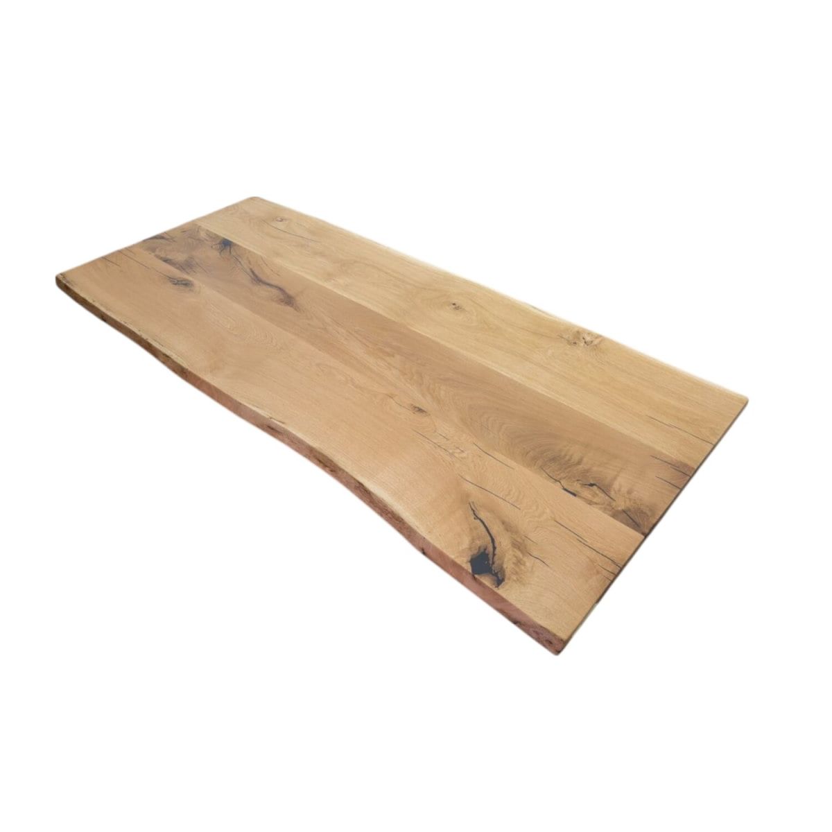 Willeke-Möbel Tischplatte Premium Eiche Vollholz 120x80x4 cm (LxBxH); hellbraun; rechteckig