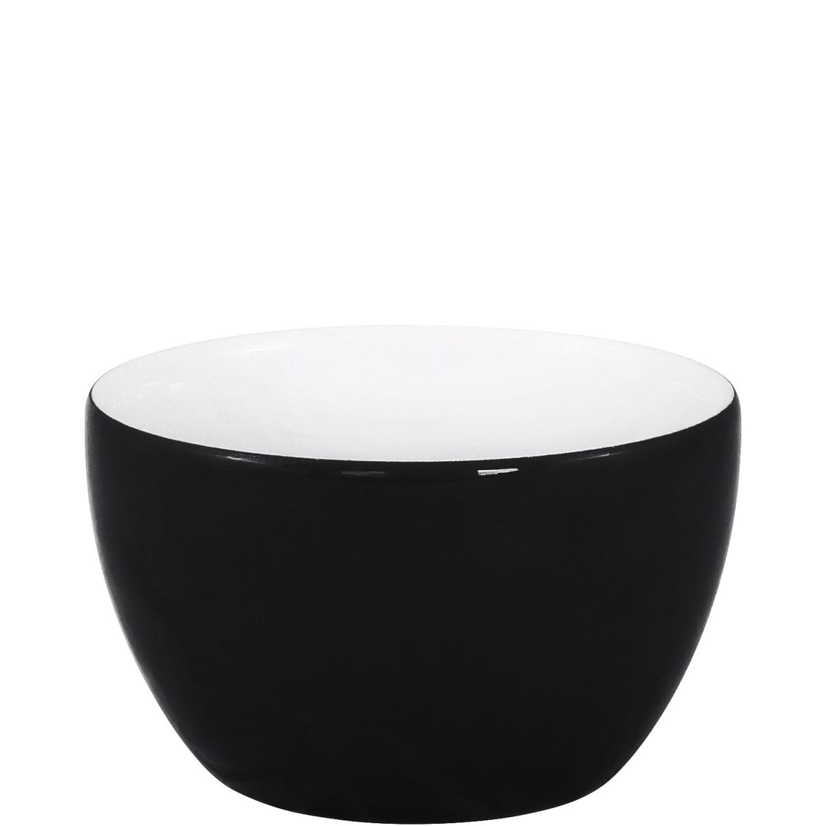 Kahla Zuckerschale Pronto Colore 260 ml, 9.7x5.9 cm (ØxH); schwarz; rund