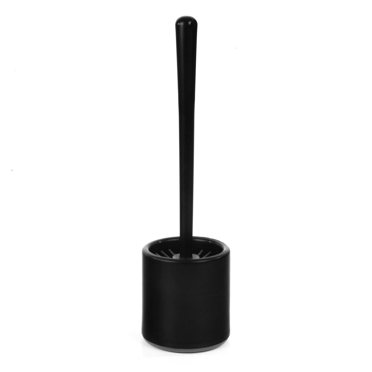 Plock WC-Topfgarnitur mit Silikonbürste schwarz 36 cm (L); schwarz; 3 Stück / Pack