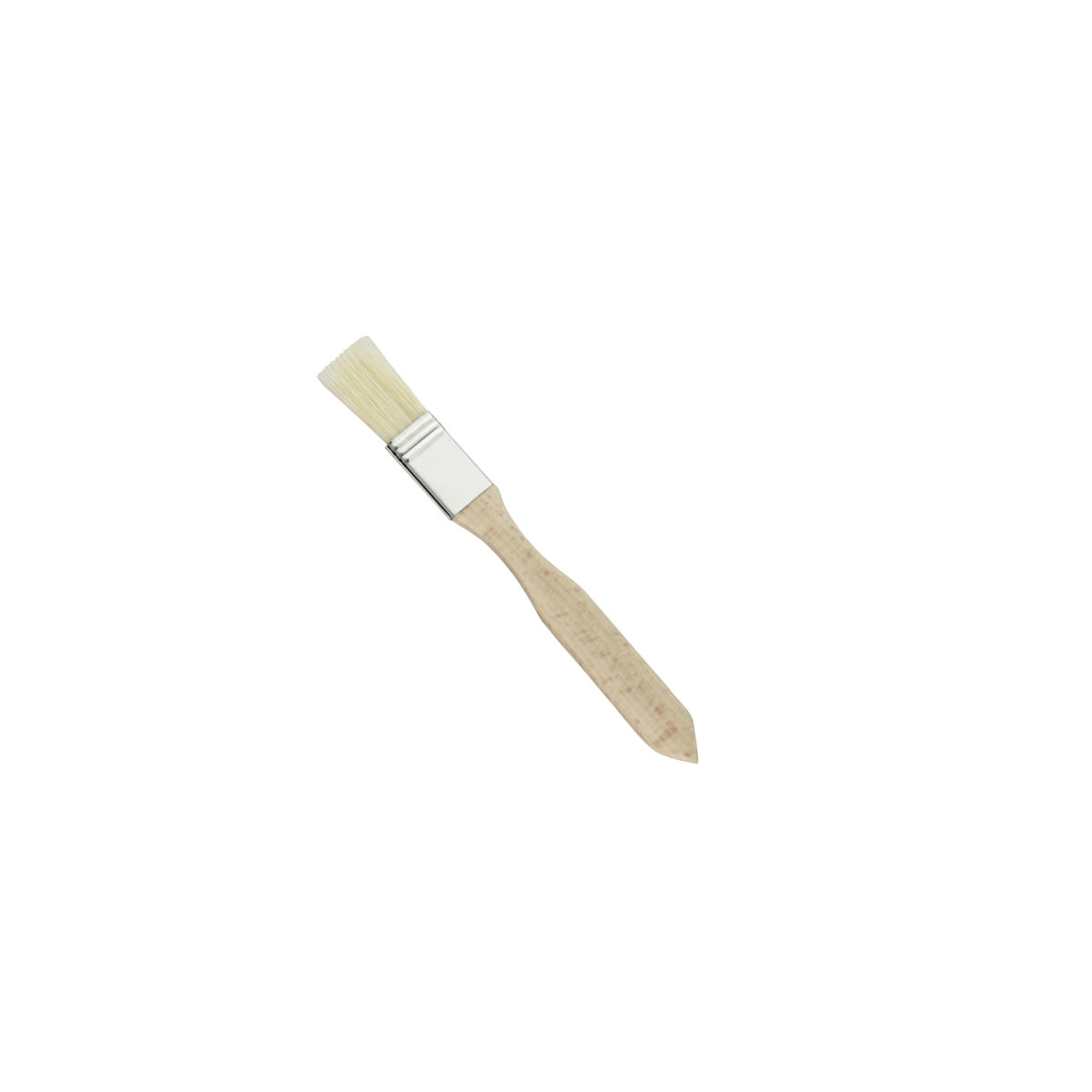Schneider Pinsel 70% Kunstborsten, 30% Naturschweineborsten mit Holzstiel 19x2 cm (LxB); weiß
