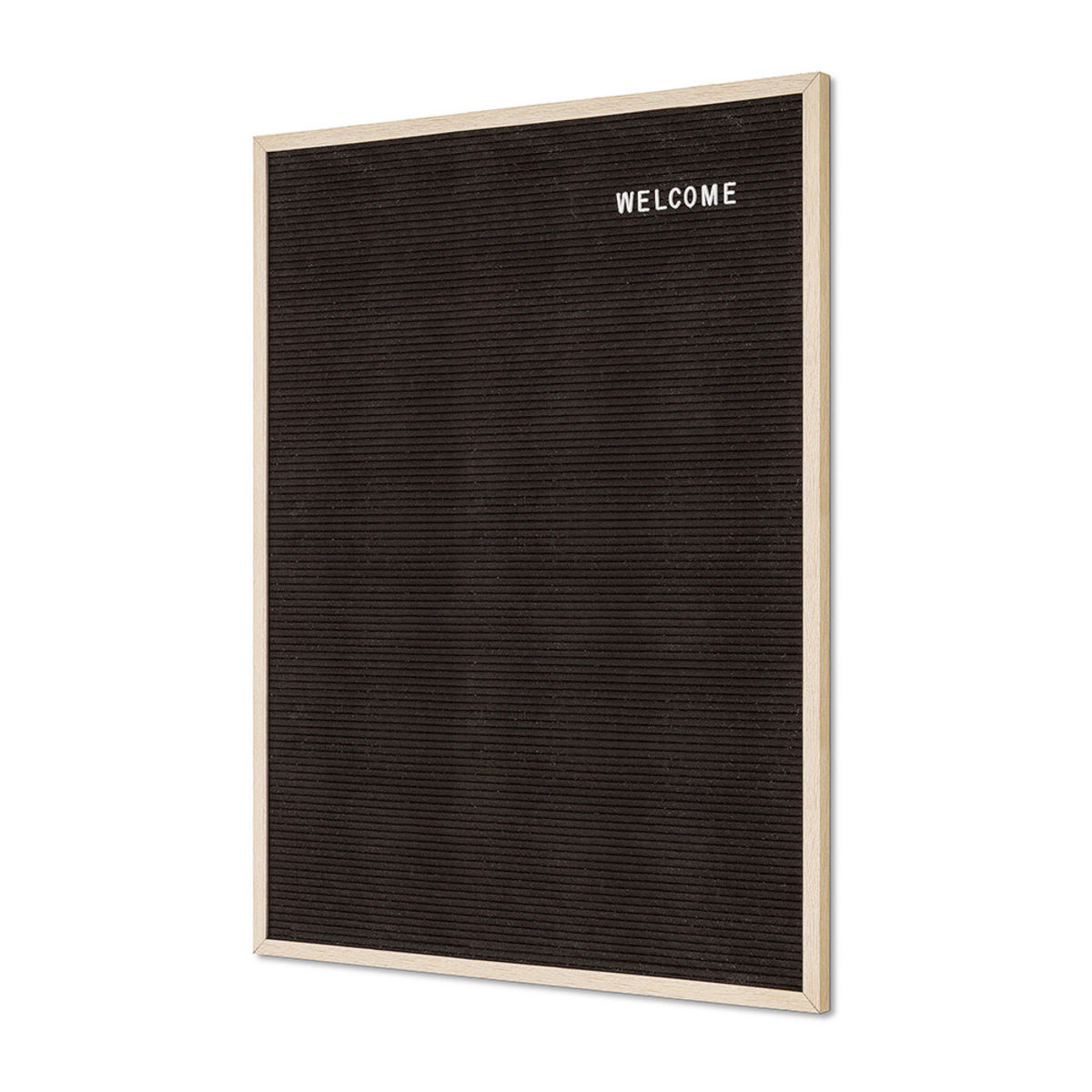 Foya Letterboard Schwarz 60x80 cm (BxH); hellbraun/schwarz