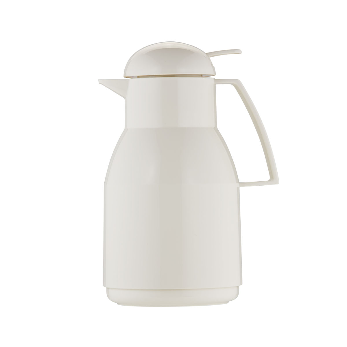 helios Isolierkanne Top Push 1 l, 25.5 cm (H); weiß; rund