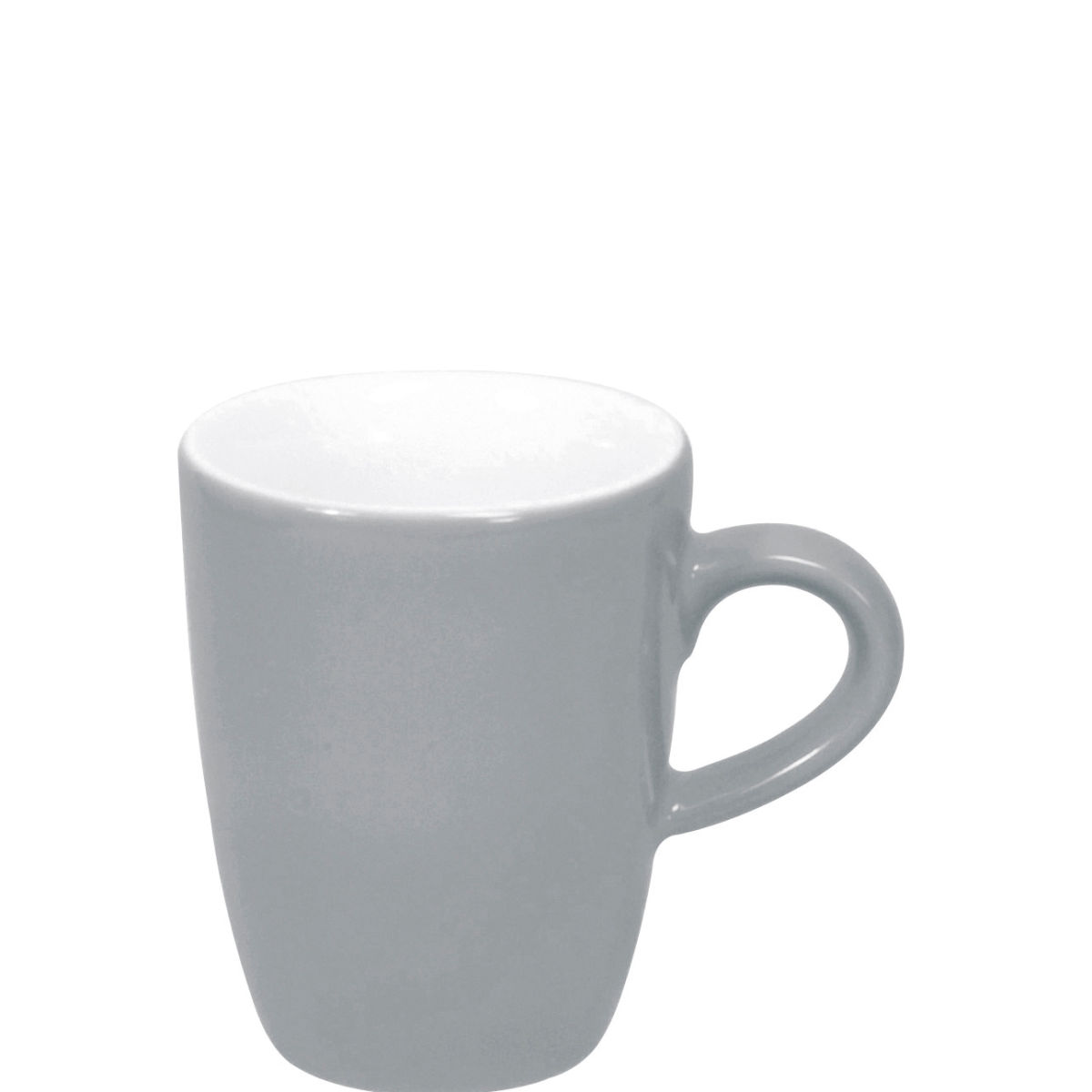 Kahla Espresso-Obertasse Pronto Colore hoch 80 ml, 5.5x7 cm (ØxH); hellgrau; rund; 6 Stück / Pack