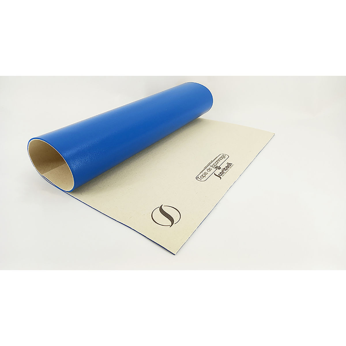 Scaritech Formungsteppich für Brot und Baguette; 70x50 cm (LxB); beige/blau; rechteckig; 5 Stück / Pack