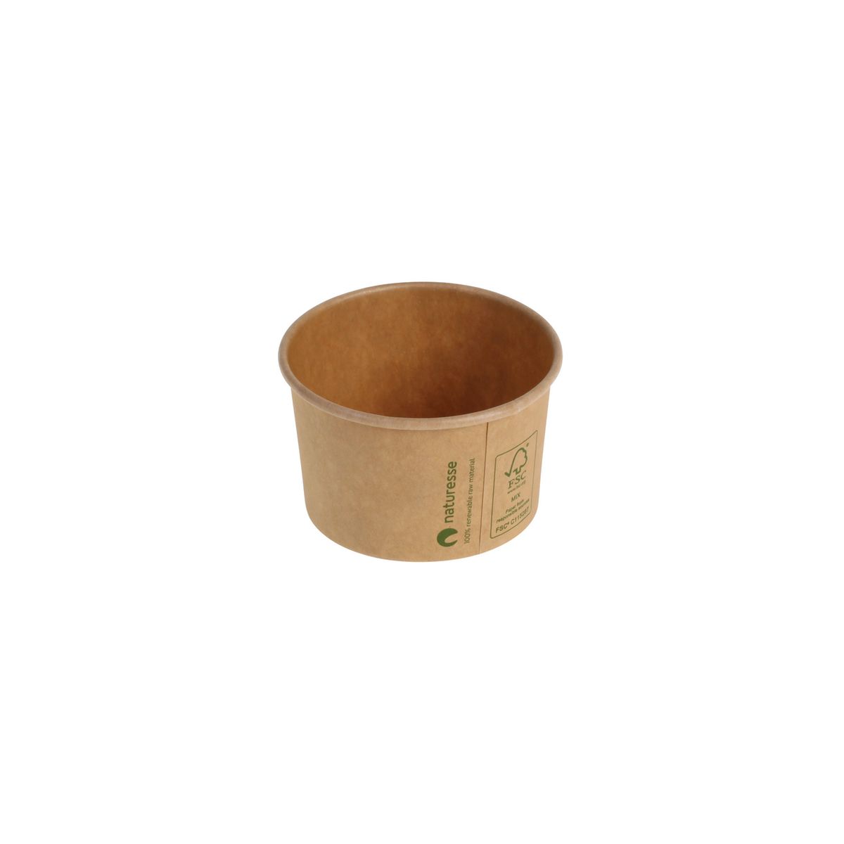 naturesse Saucenbecher Kraft, nicht Plastik-lam. 65 ml, 6.2x4 cm (ØxH); braun; 1000 Stück / Pack