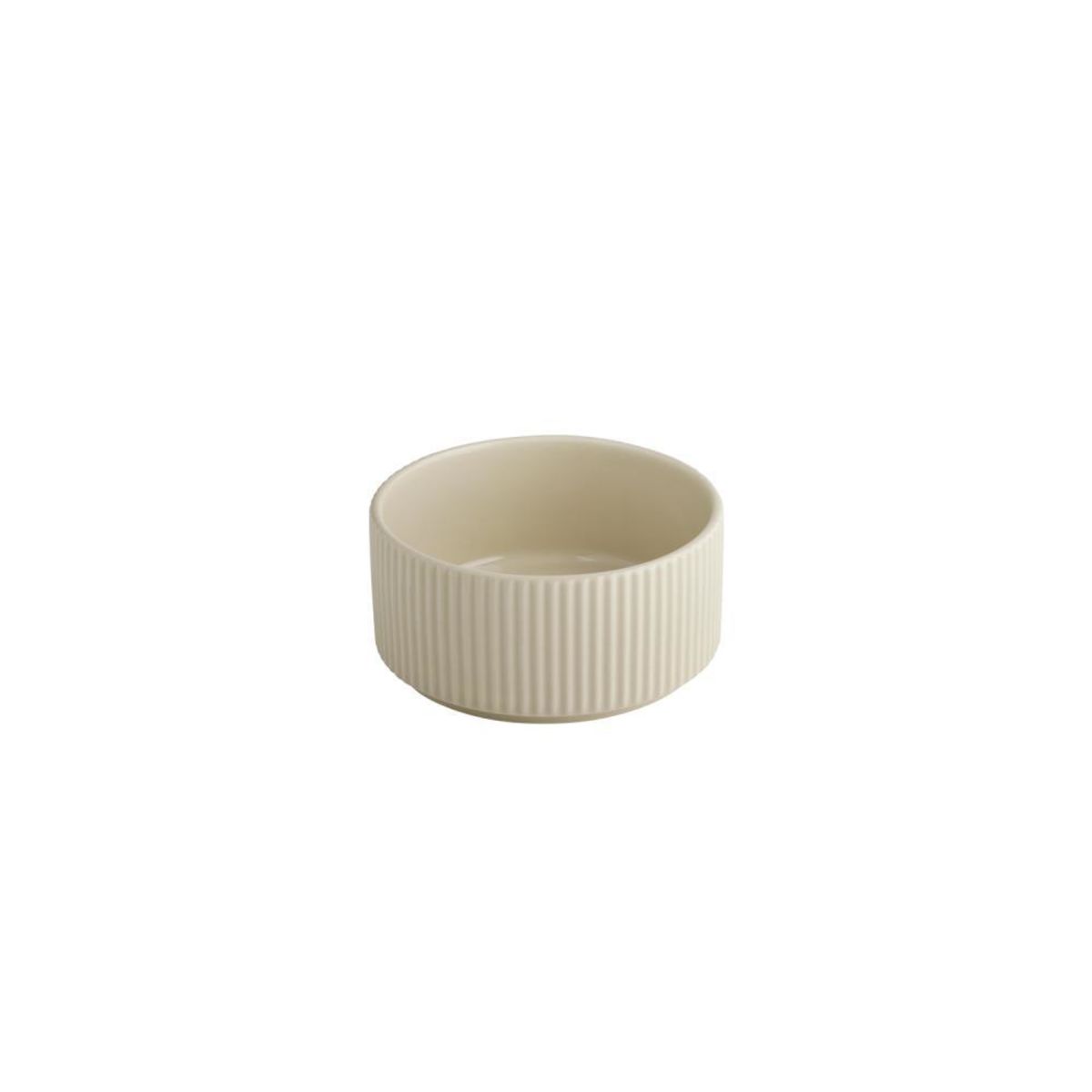 APS Schale -THE GRID-; 350 ml, 12.5x6 cm (ØxH); beige; 6 Stück / Pack