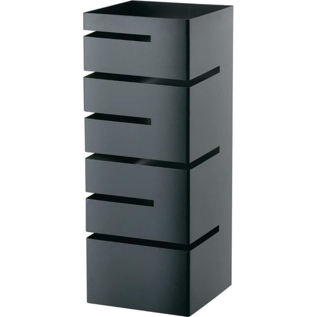 Stalgast Buffet-Ständer niedrig, Einschübe winklig 15x35.5 cm (BxH); schwarz