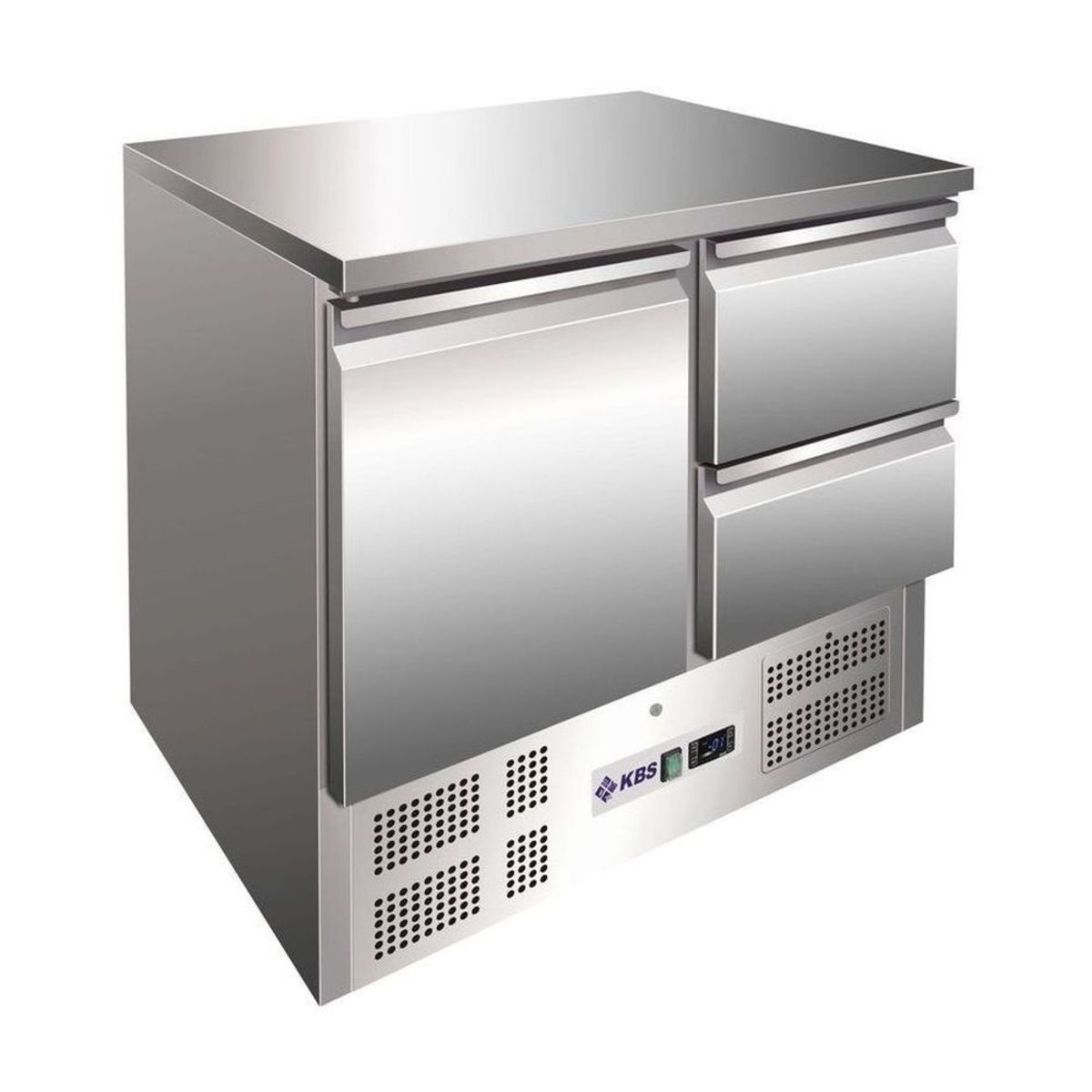 KBS Kühltisch KTM 202 256000 ml, 90.3x87.5x70 cm (BxHxT); silber