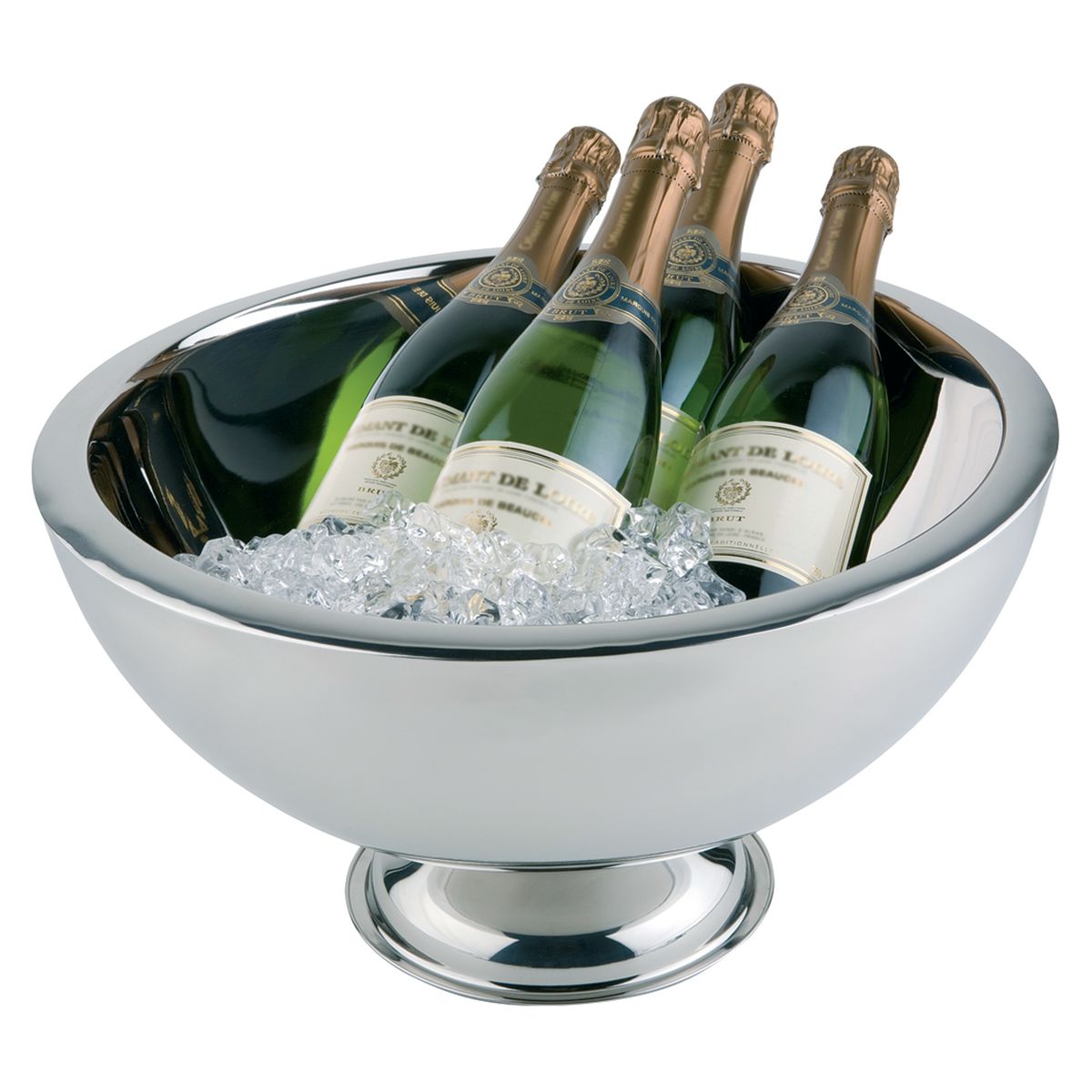 Glacette APS; 10500 ml, 44x25 cm (ØxH); argento