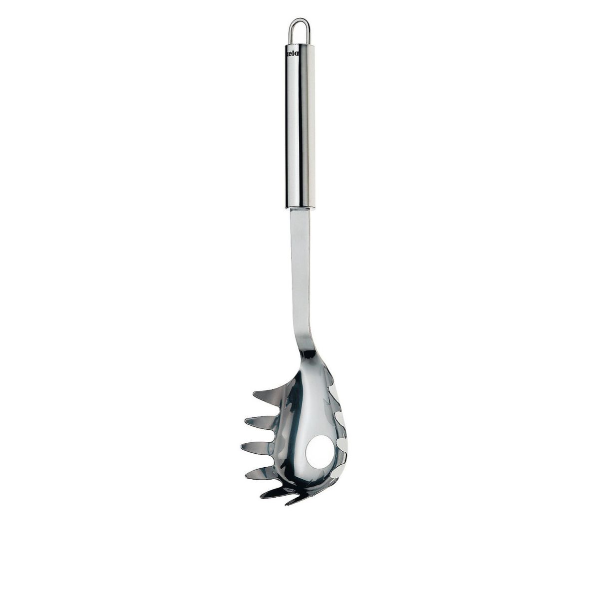 kela Spaghettilöffel Rondo Edelstahl 30 cm (L); silber