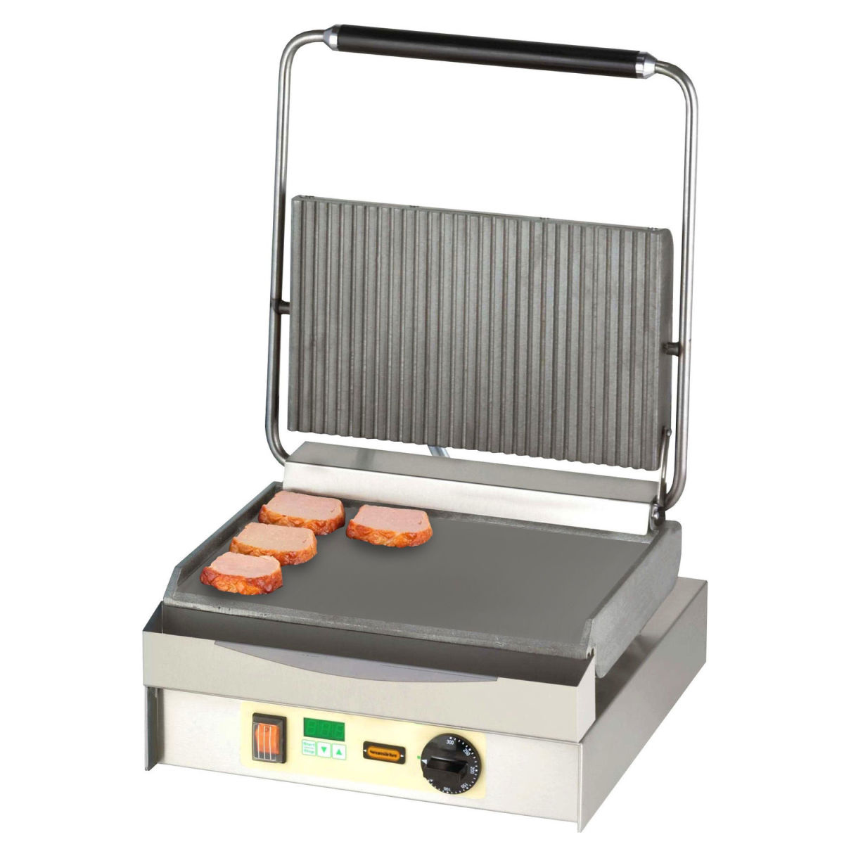 Neumärker Chopper-Grill 39x40x59 cm (BxTxH); silber