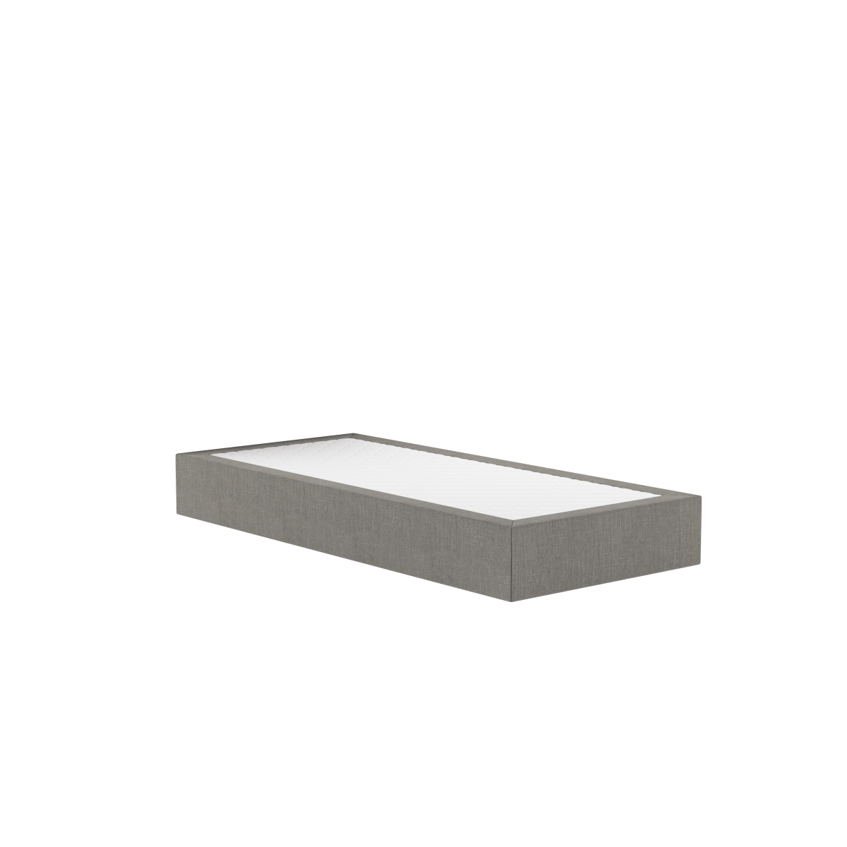 FBF bed&more Boxspringbett, Savoy Classic mit Olbia 90x200 cm (BxL); grau
