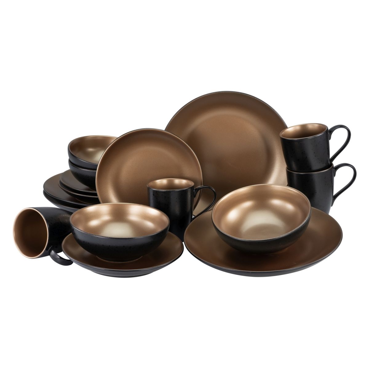 CreaTable Glamour Gold - Kombiservice 16-tlg gold