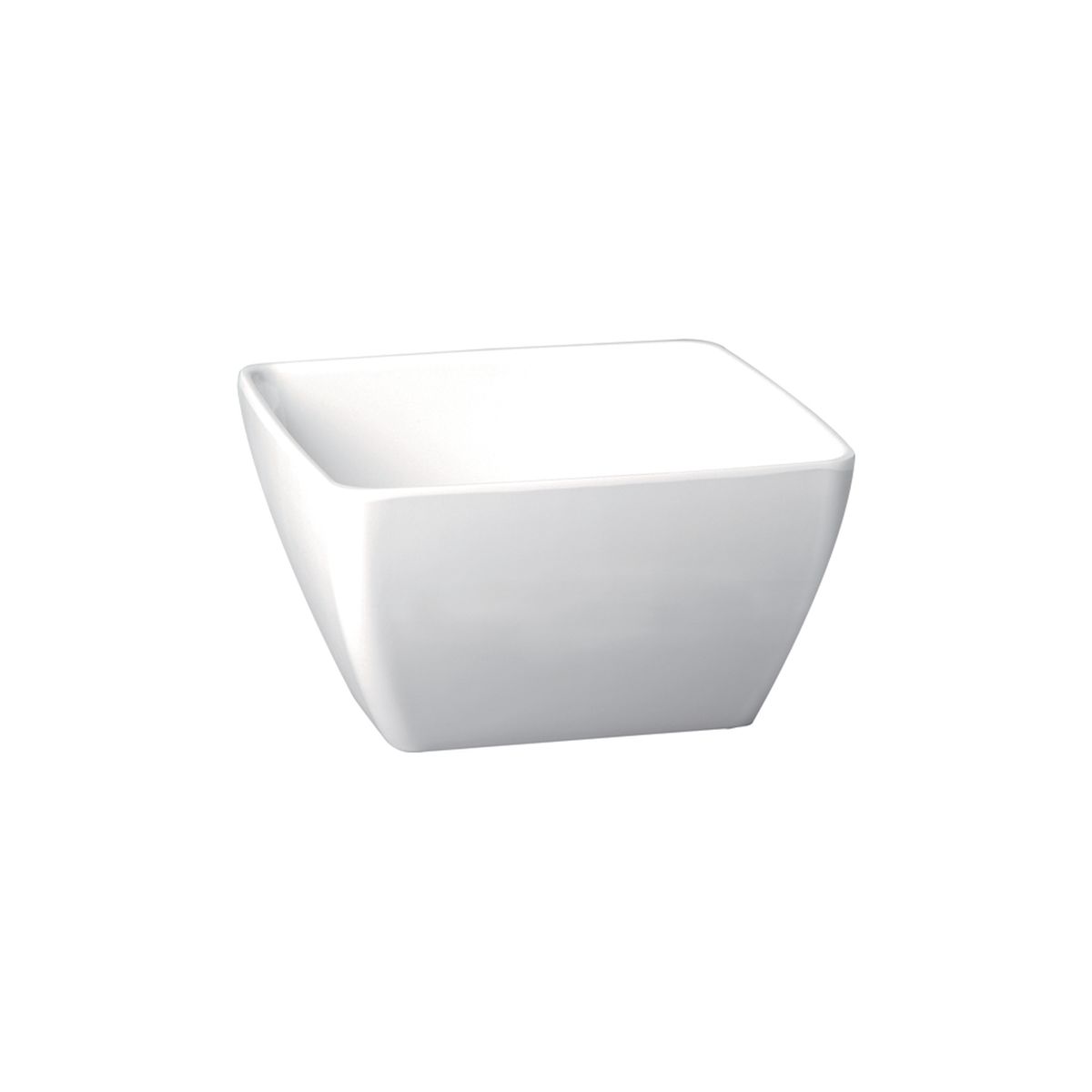 APS Schale FRIENDLY, aus recyceltem Kunststoff (PET), eckig 140 ml, 9x9x4 cm (LxBxH); weiß