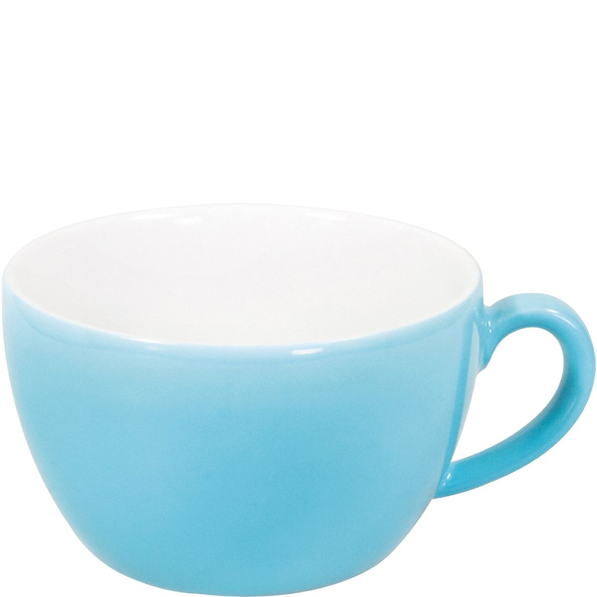 Kahla Cappuccino-Obertasse Pronto Colore 250 ml, 9.5x5.9 cm (ØxH); hellblau; rund; 6 Stück / Pack