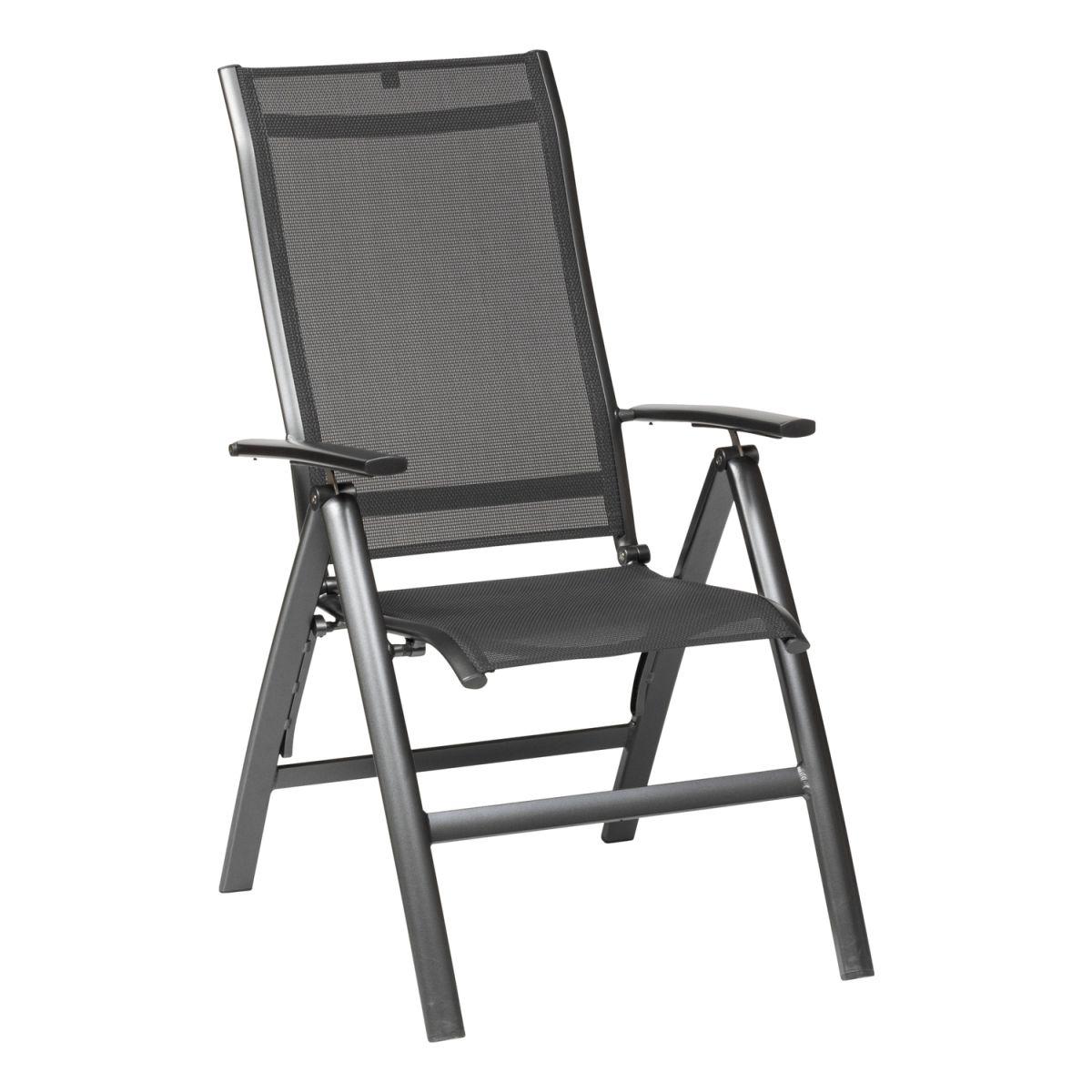 KETTLER Multipositionssessel Silver-Line LEGATO; 65x69x115 cm (BxTxH); anthrazit; Gestell anthrazit