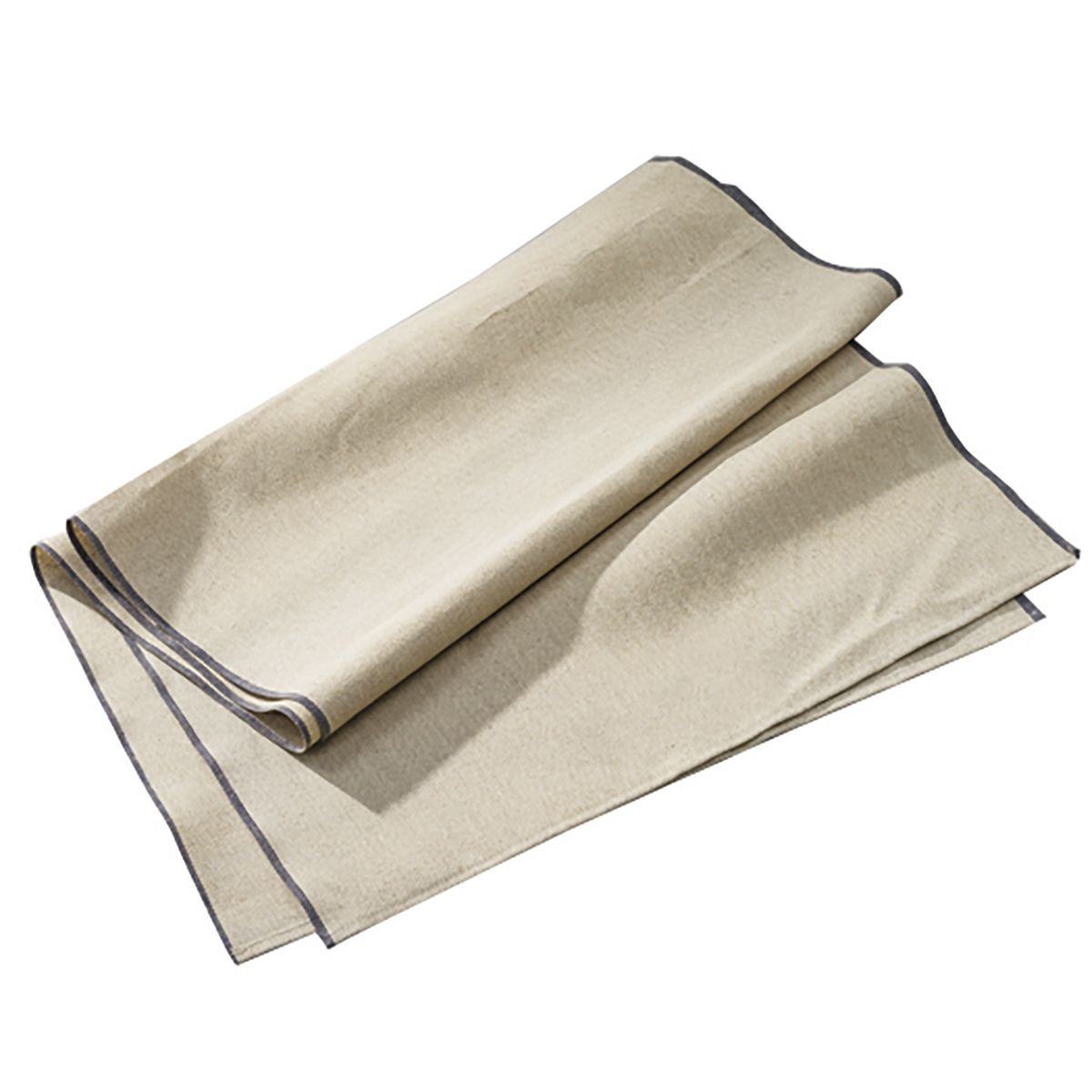 Teigtuch, gekettet und Leinen-Baumwolle 200x60 cm (LxB); braun; rechteckig; 5 Stück / Pack