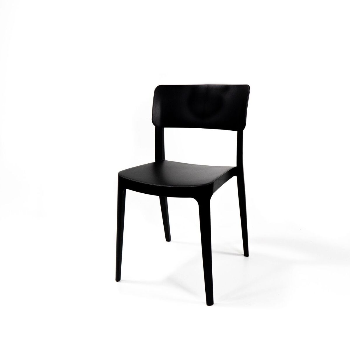 Feros Wing Chair Anthrazit, Stapelstuhl Kunststoff, 50917 46x50x82 cm (BxTxH); schwarz; 4 Stück / Pack