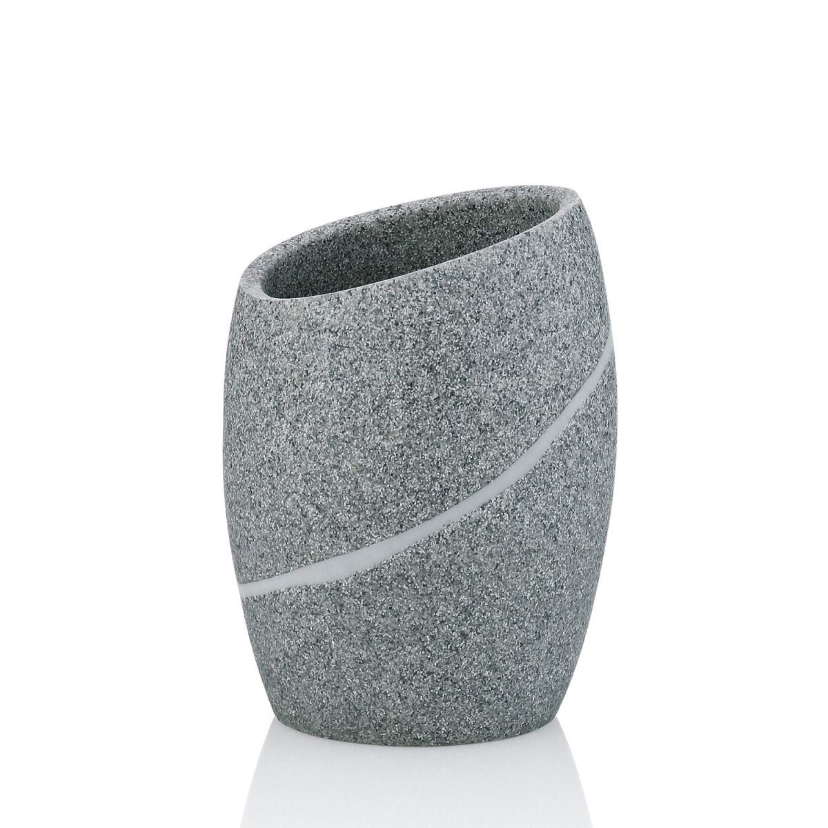 kela Becher Talus Polyresin 8x11 cm (ØxH); grau