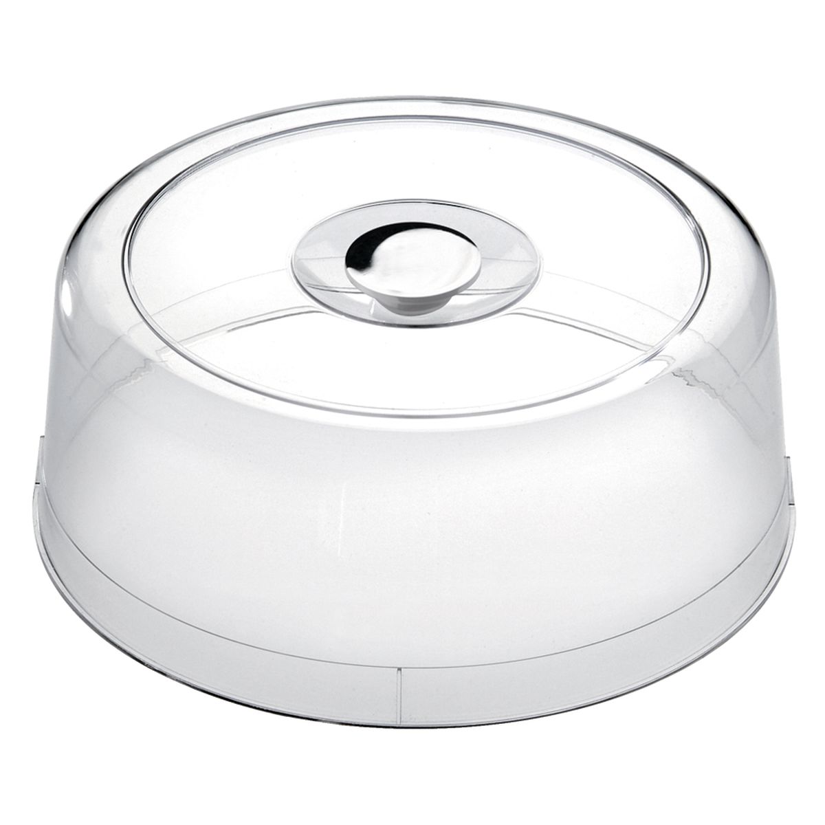 APS Frischhalte-Haube, Polystyrol, verchromter Griff 33x33x33x12.5 cm (LxBxØxH); transparent; rund