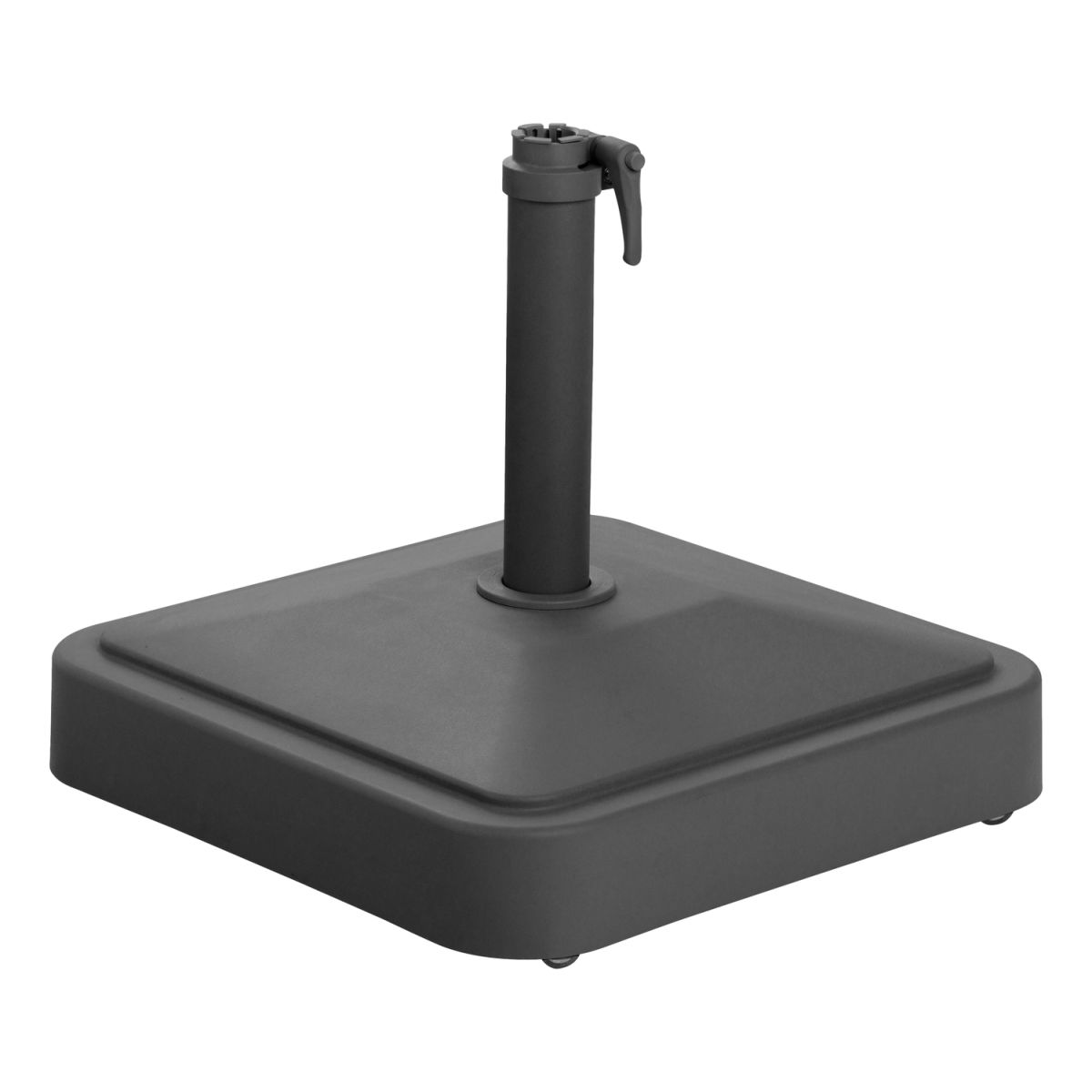KETTLER Schirmständer mit Rollen für 0306367-XXXX EASY STAND; Schirmständer mit Rollen für 0306367-XXXX EASY STAND; 59x59x17 cm (LxBxH); anthrazit; quadratisch