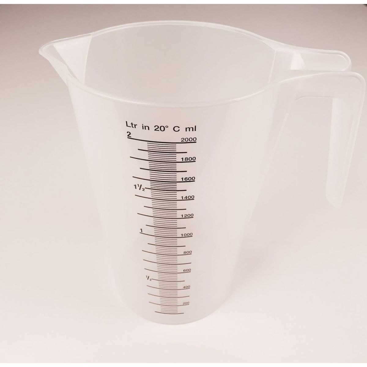 Scaritech Messbecher 2000 ml, 21 cm (Ø); transparent; 10 Stück / Pack
