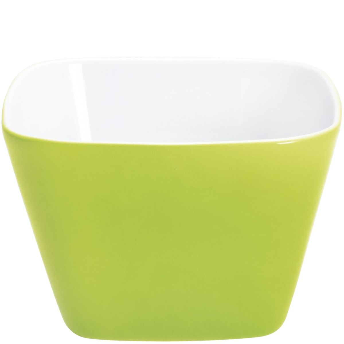 Kahla kleine Schale Pronto Colore eckig 230 ml, 8.7x8.7x5.7 cm (LxBxH); limettengrün; quadratisch