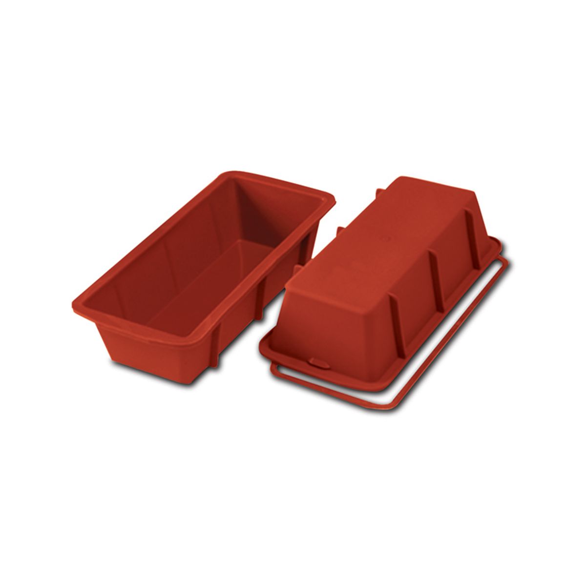 Schneider Silikonbackform 26x10x7 cm (LxBxH); rot