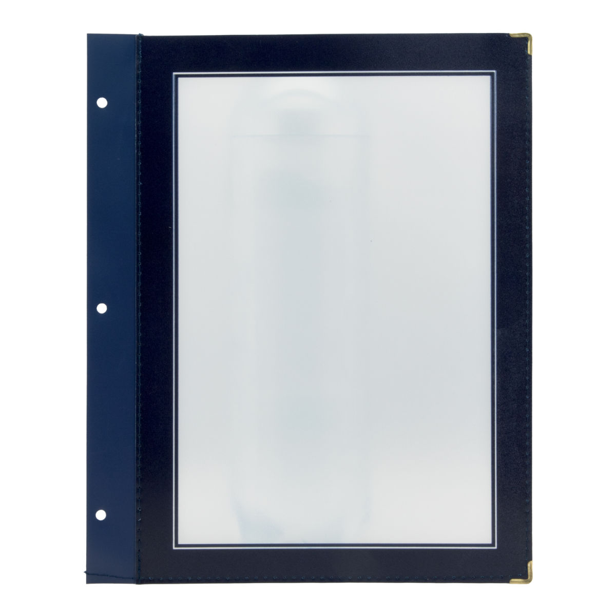 Set di 5 inserti per carte A4 Wood - Blu - 2 facciate Securit; blu