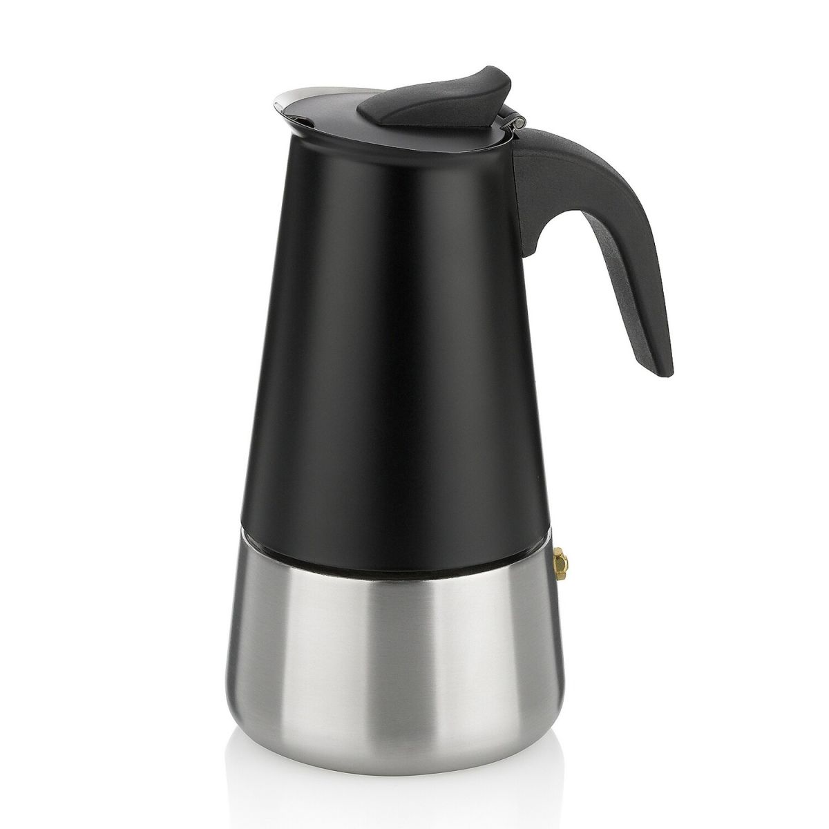 kela Espressobereiter Ferrara Edelstahl 19.5 cm (H); schwarz